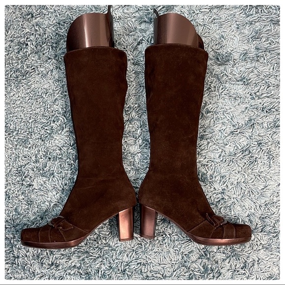 💕Beautiful Tall Black La Canadienne Heeled Boots💕 - Picture 4 of 10